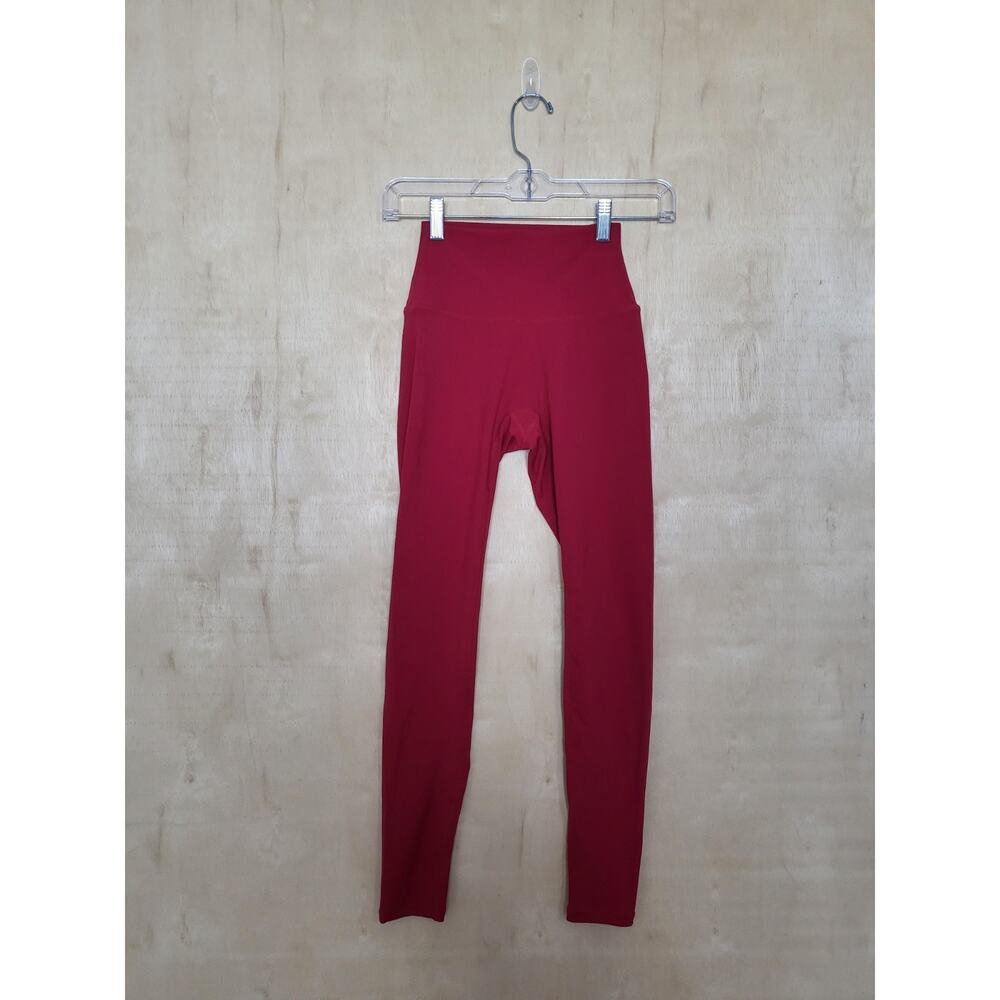 Size:S NVGTN Signature 2.0 Leggings Women's Red Fitness Athletic